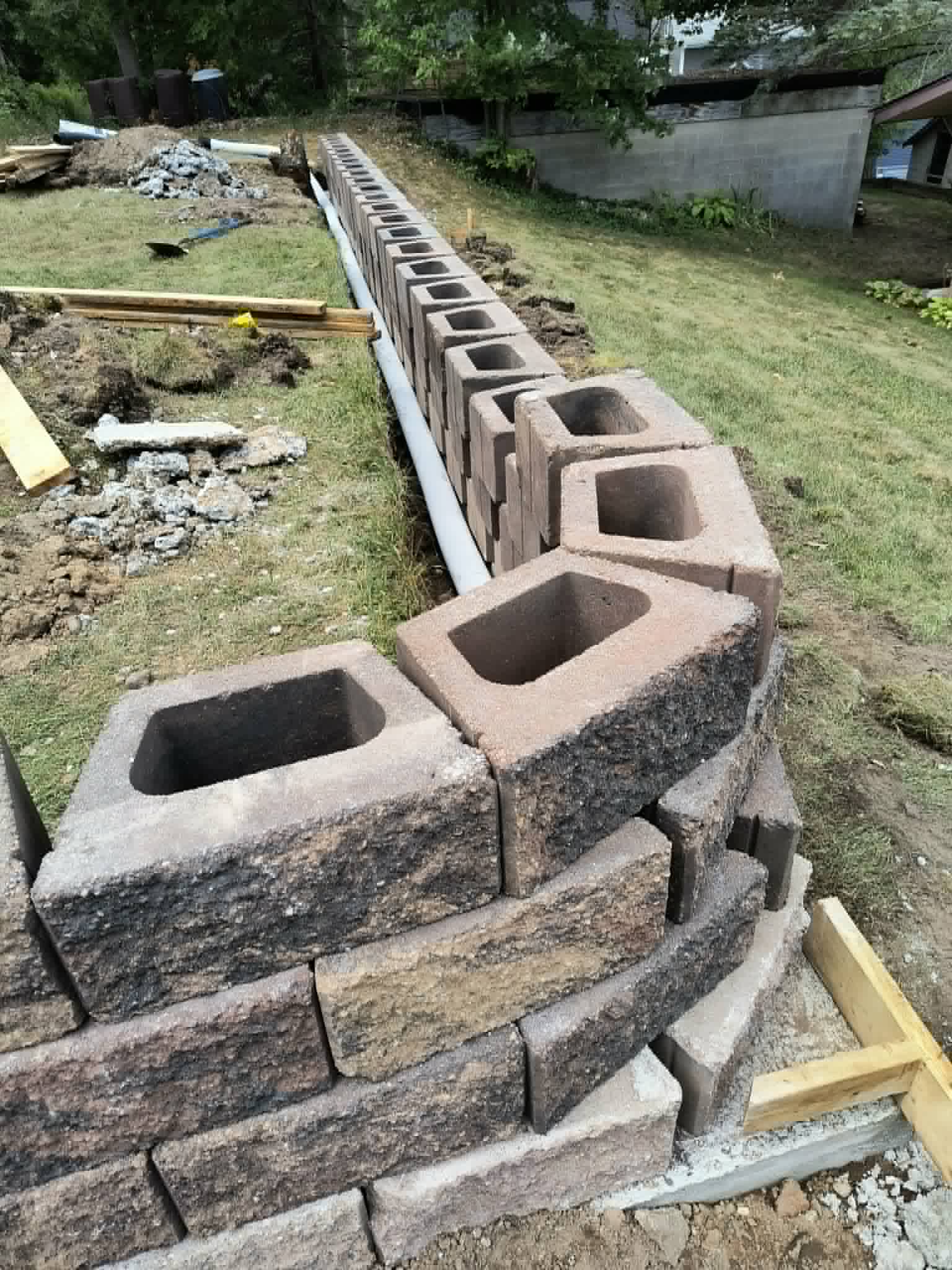 Retaining wall project