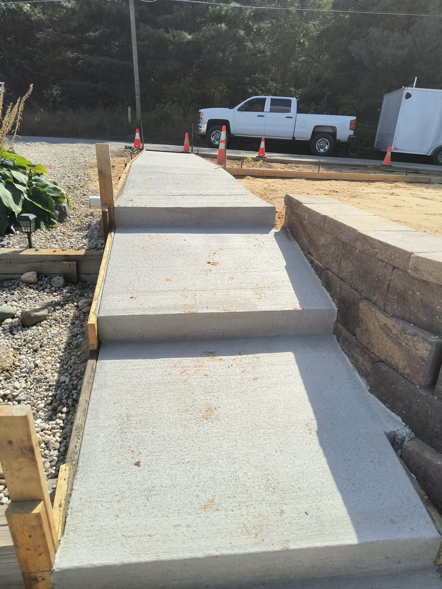 Concrete steps